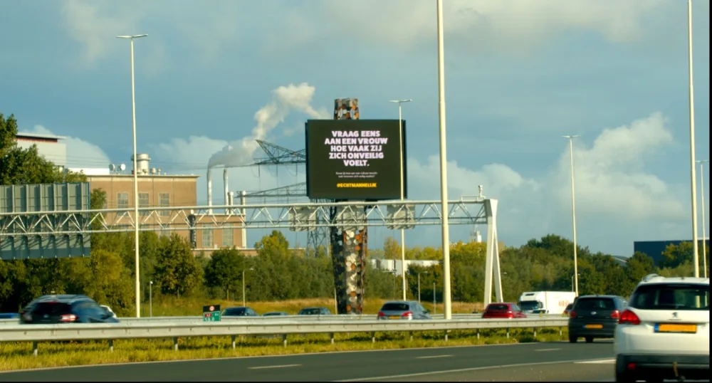 Billboard langs de A2