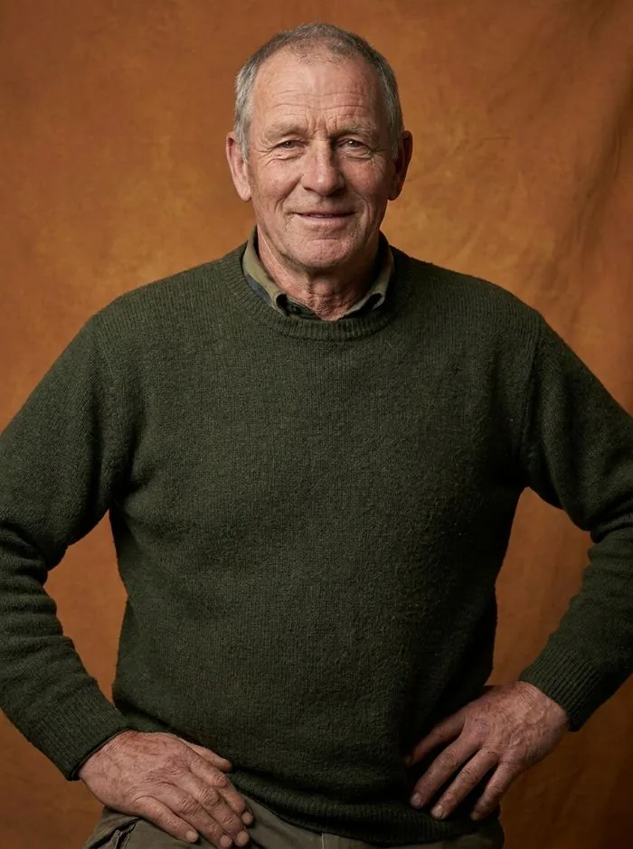 Portrait of a man looking straight into the camera